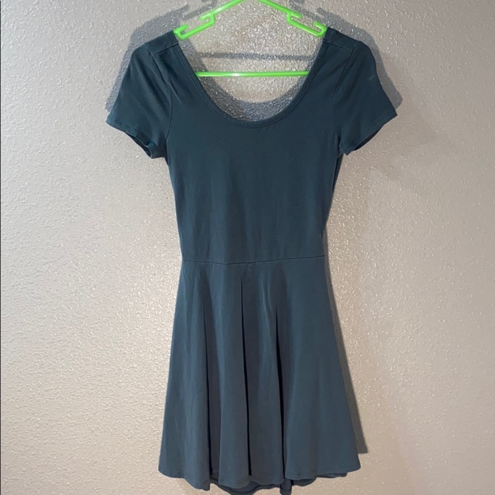 Olive Skater Dress (Nordstrom BP)